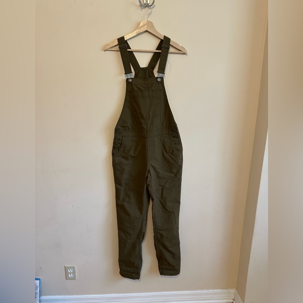 Women's Chehalis Olive Green Overalls